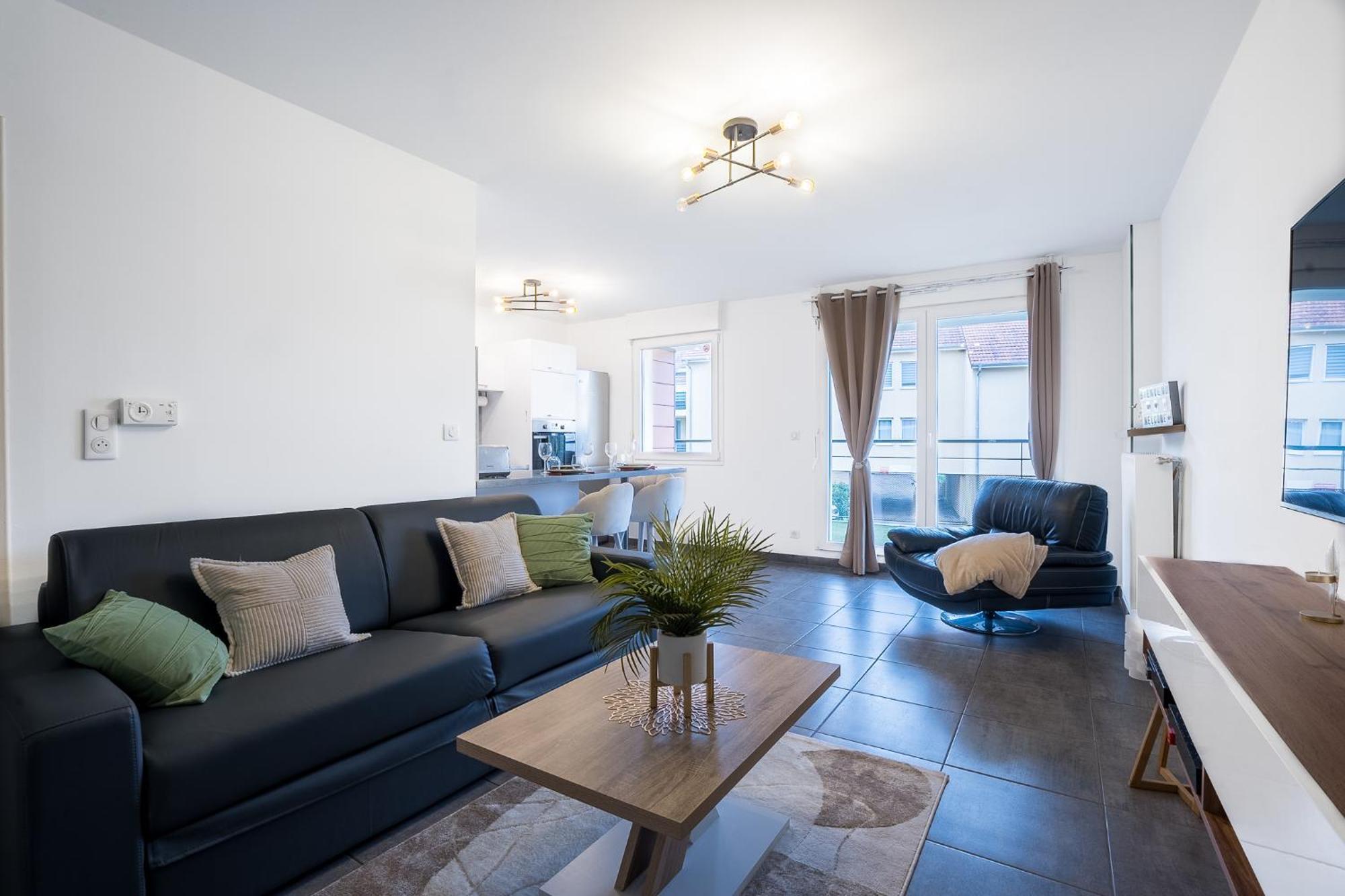Spacieux - 4 Pers' - Balcon - 2 Lits - Parking Woippy Exterior foto